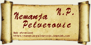 Nemanja Pelverović vizit kartica